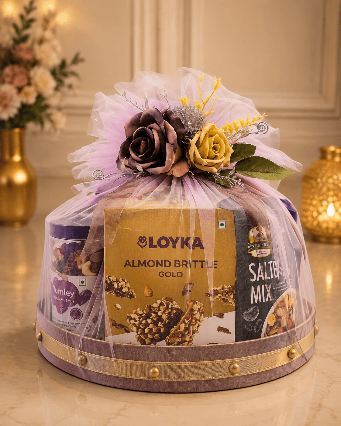 The Mauve & Gold Luxe Hamper
